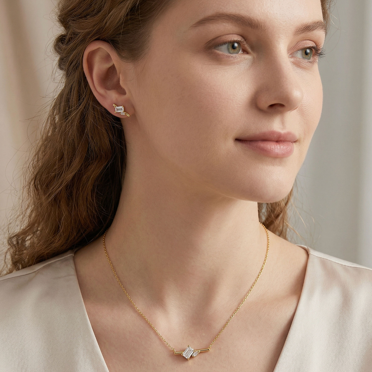 Emerald-Cut Architectural Bar Set
