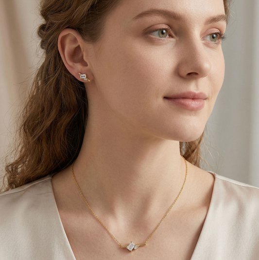 Emerald-Cut Architectural Bar Set
