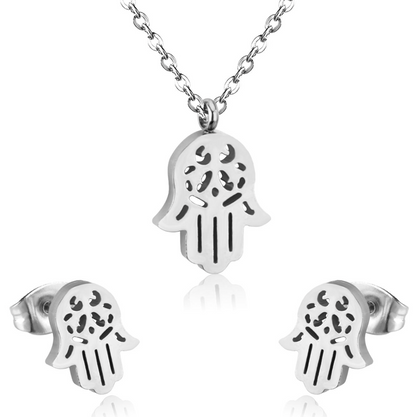 Hamsa Filigree Protection Set