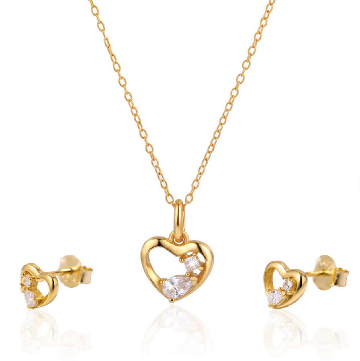 Eternal Sparkle Open Heart Set