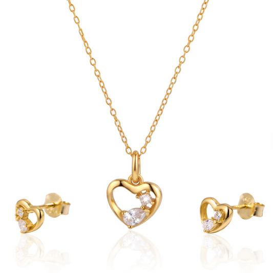 Eternal Sparkle Open Heart Set